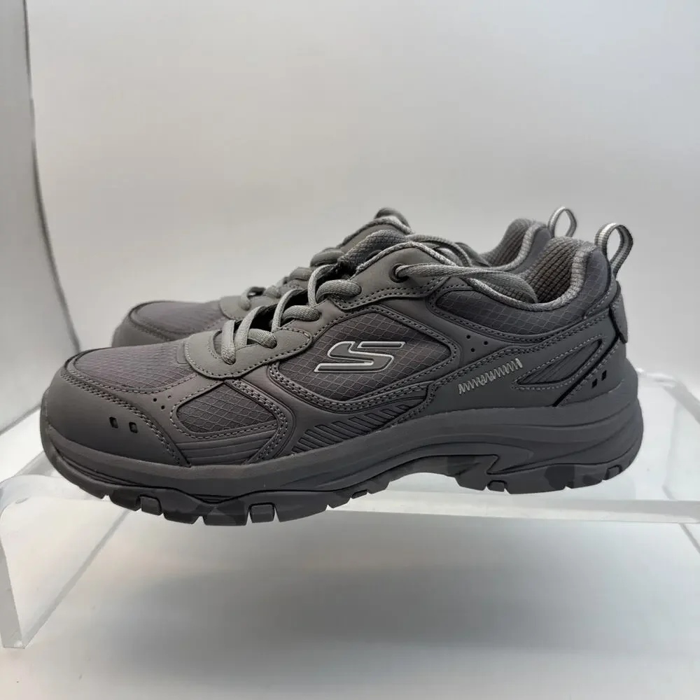Skechers Trego Reeds Mill Road Shoes Women 9.5Grey Trail Running Sneakers 180118